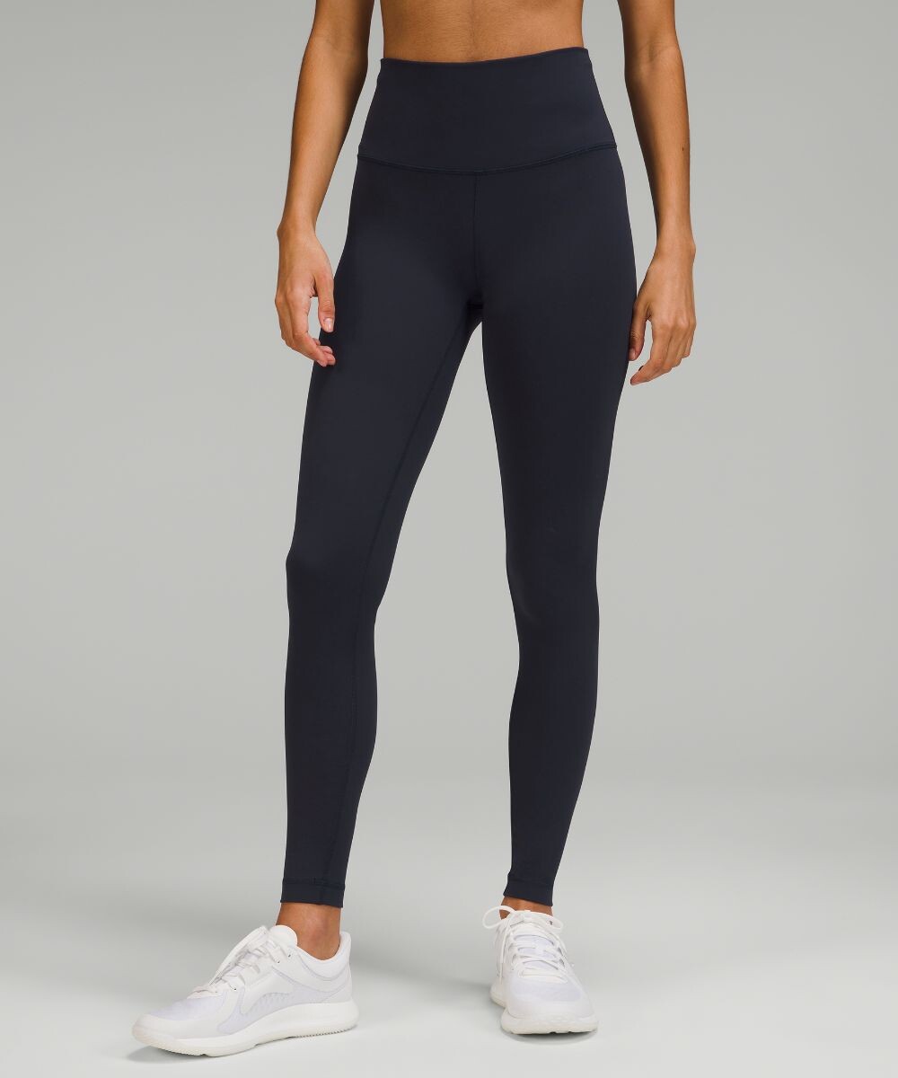 

Леггинсы Wunder Train с высокой посадкой Lululemon, нави