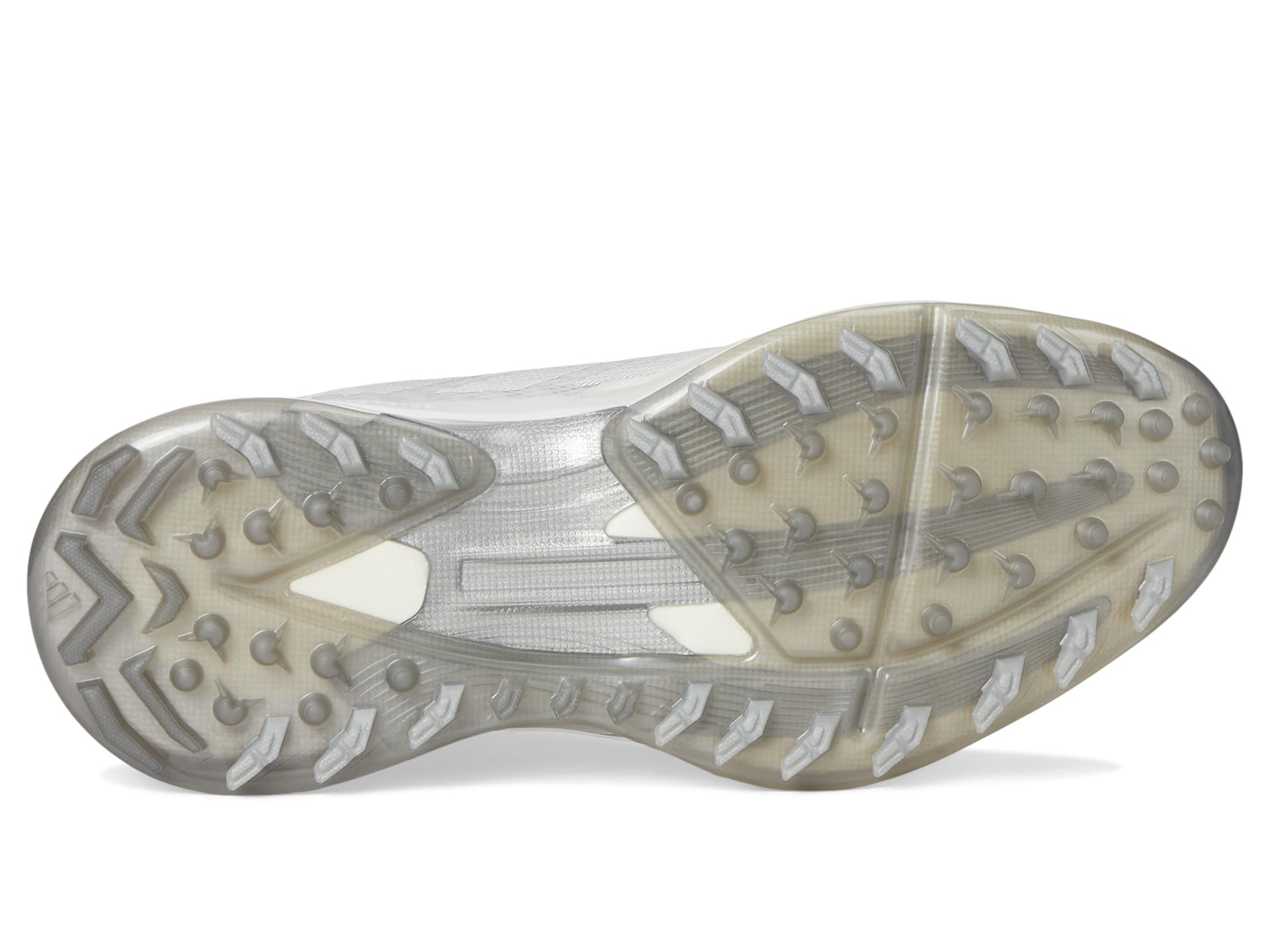 Кроссовки adidas Golf Adizero ZG Spikeless Golf Shoes, цвет Footwear White/Silver Metallic/Iron Metallic — фото 3