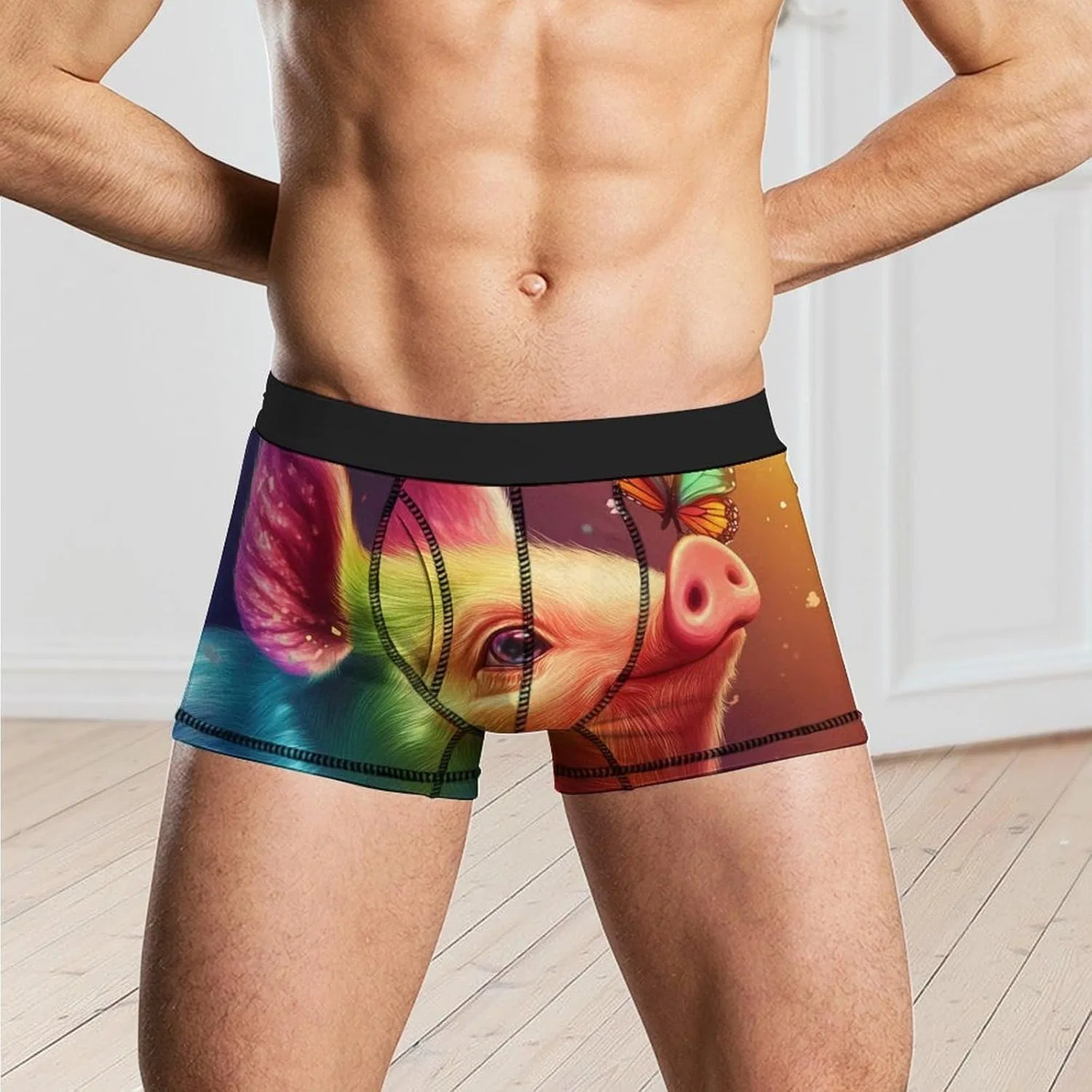 Боксеры, мягкие, Colorful Pigs, Style — фото 3