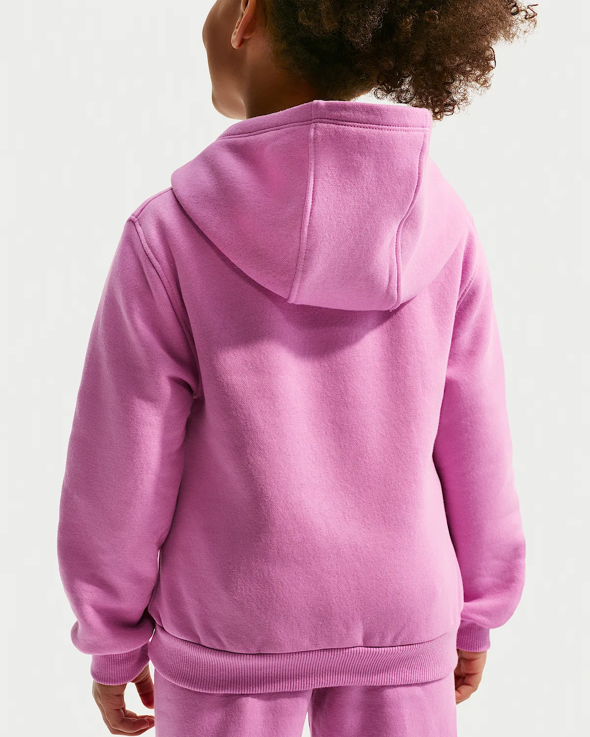 Детский флисовый худи и джоггеры Nike, Purple — фото 3