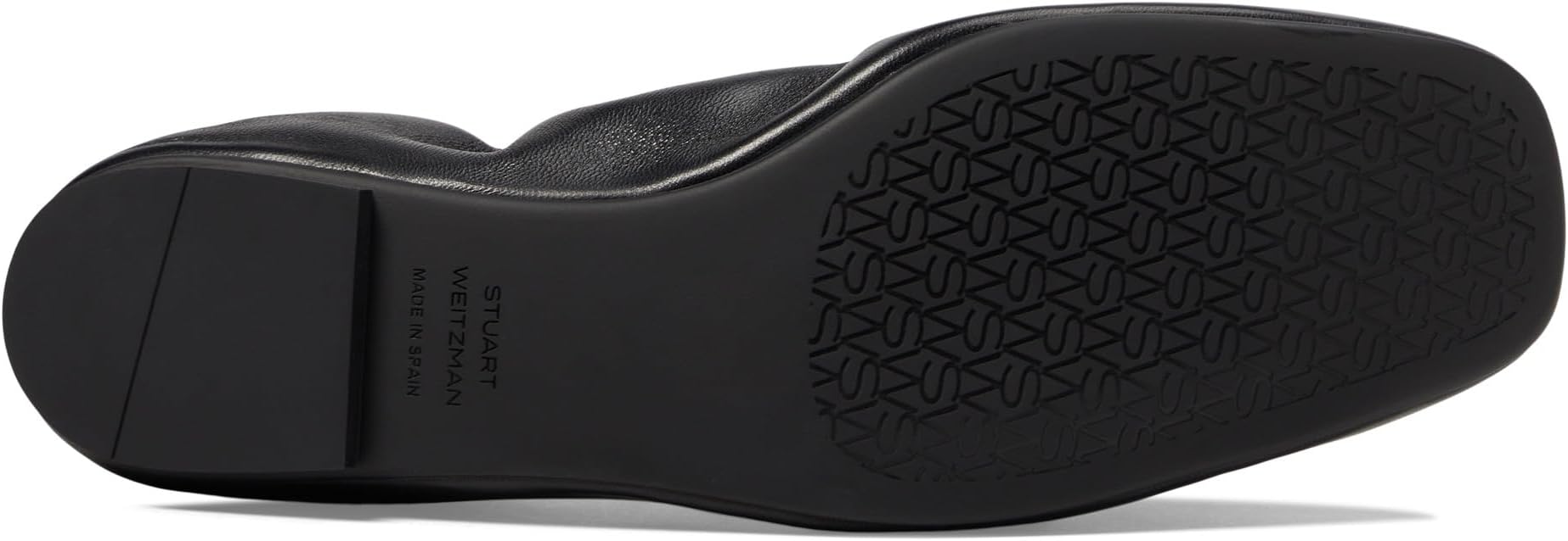 Балетки Stuart Weitzman Bardot Bow Flat, черный — фото 3