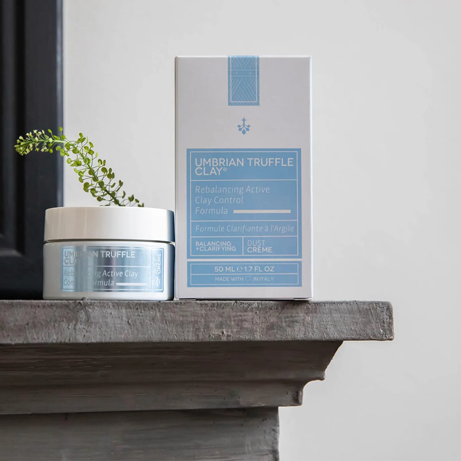 Крем-пудра SKIN&CO Roma Umbrian Truffle Clay Dust Creme - балансирующий и осветляющий. Сделано в Италии. — фото 2