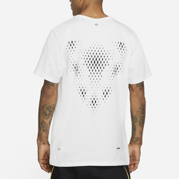 Футболка Nike x Drake MENS NOCTA Casual Short Sleeve White, белый — фото 3