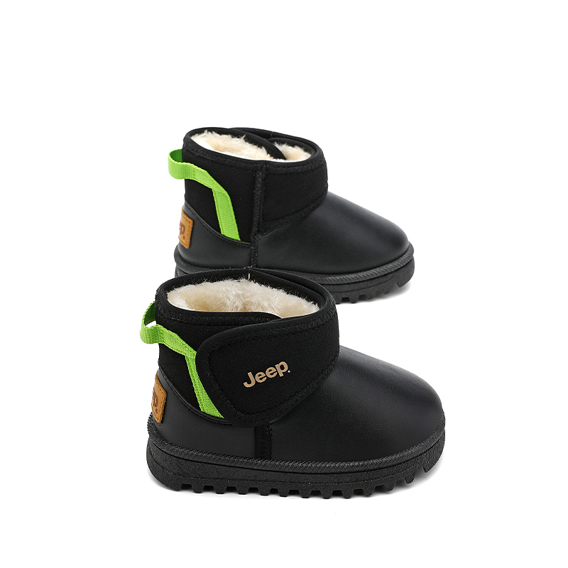 Классическая коллекция Snow Boots на высоком голенище из искусственной кожи и текстиля, с противоскользящей подошвой, легкие, с утеплением и амортизацией Jeep, camel — фото 4