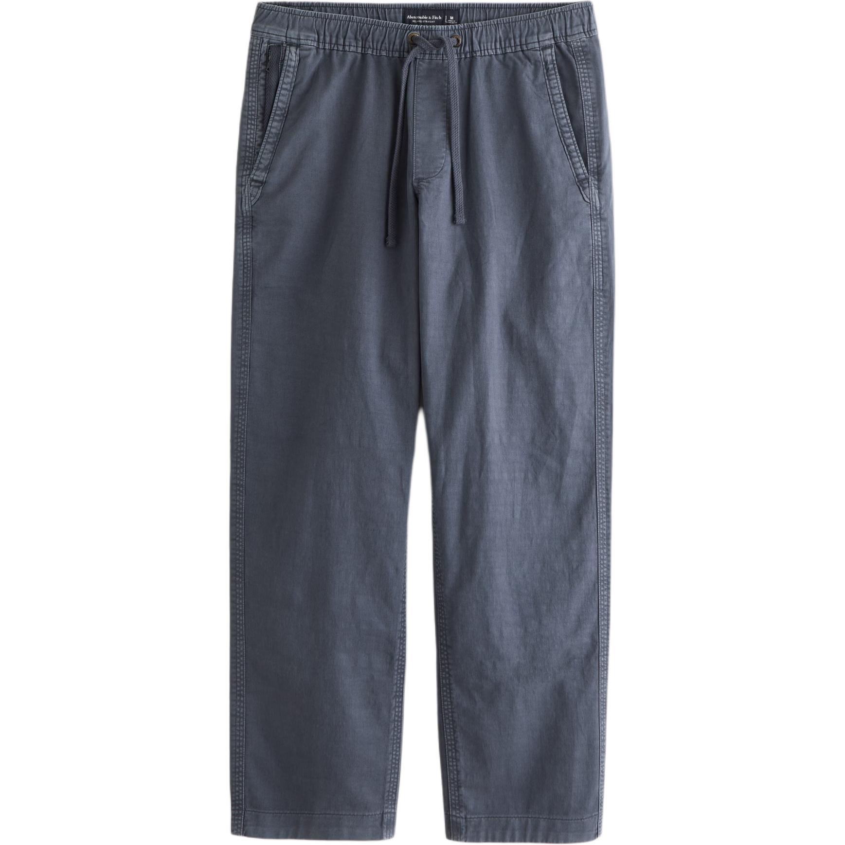 

Повседневные брюки мужские Abercrombie＆Fitch, темно-синий