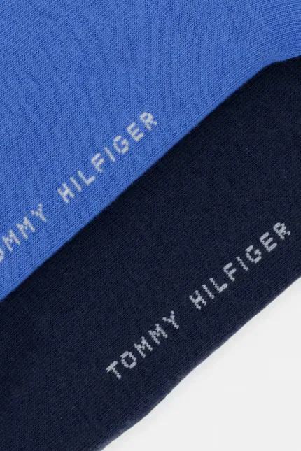 Носки мужские хлопковые 2 шт Tommy Hilfiger, синий — фото 2