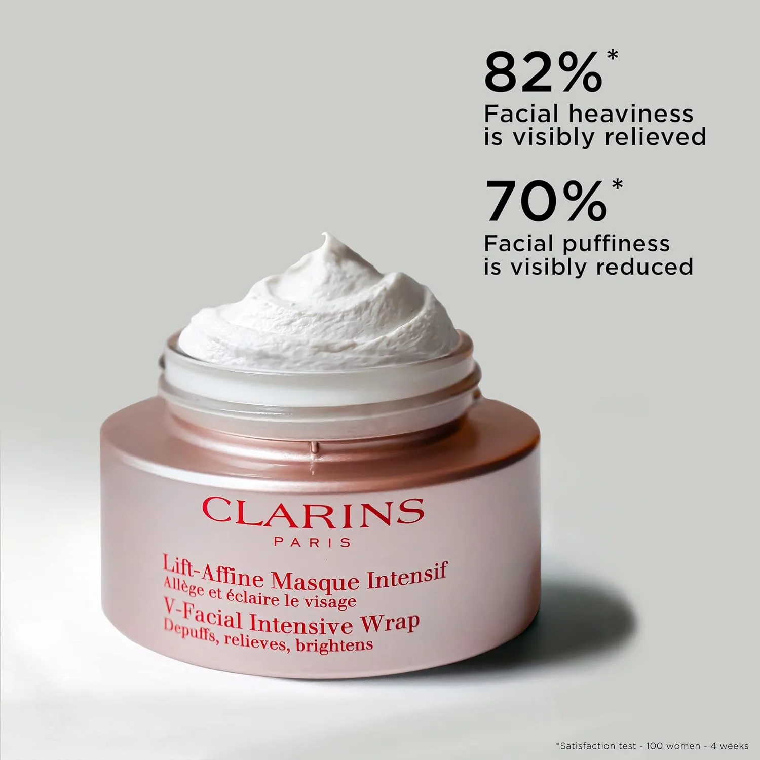 Маска для лица Clarins — V-Facial Intensive Wrap | для контурирования лица, уменьшает отечность и покраснения, 75 мл — фото 2