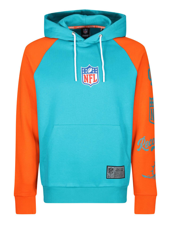 

Толстовка Re:Covered Hoodie NFL Dolphins Eastern Div, цвет Turquoise