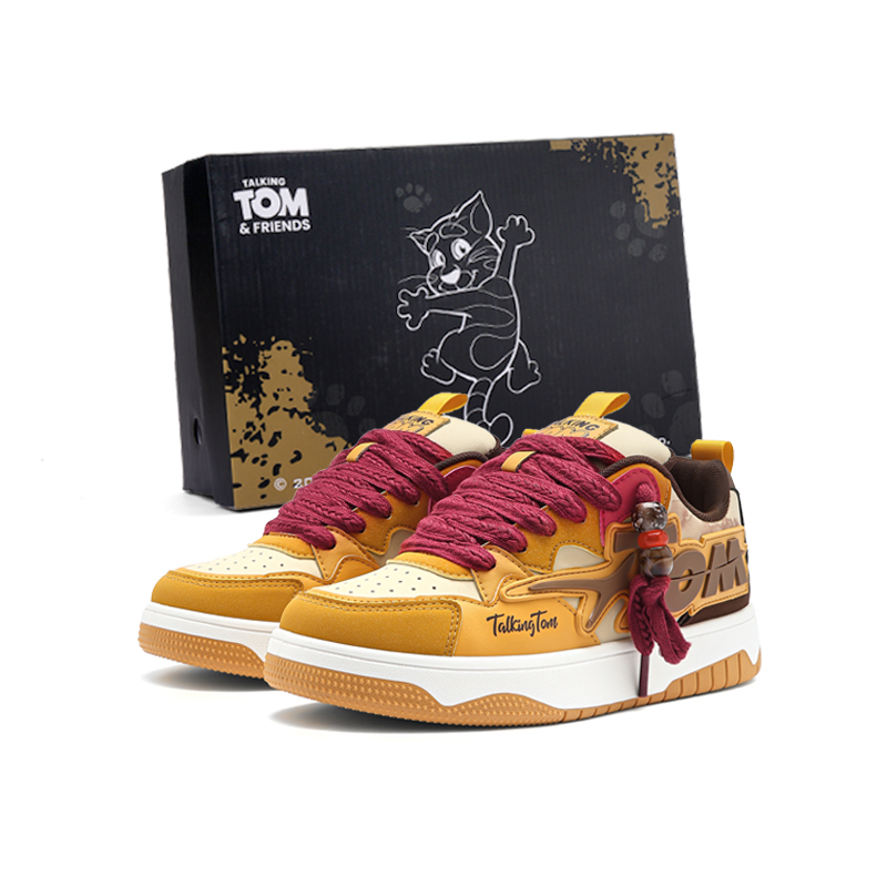 

TALKING TOM Кроссовки для скейтбординга унисекс низкие Electra Yellow/Classic Black White/Lake Blue/Pearl Beige