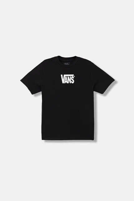 Футболка детская хлопковая Vans, черный