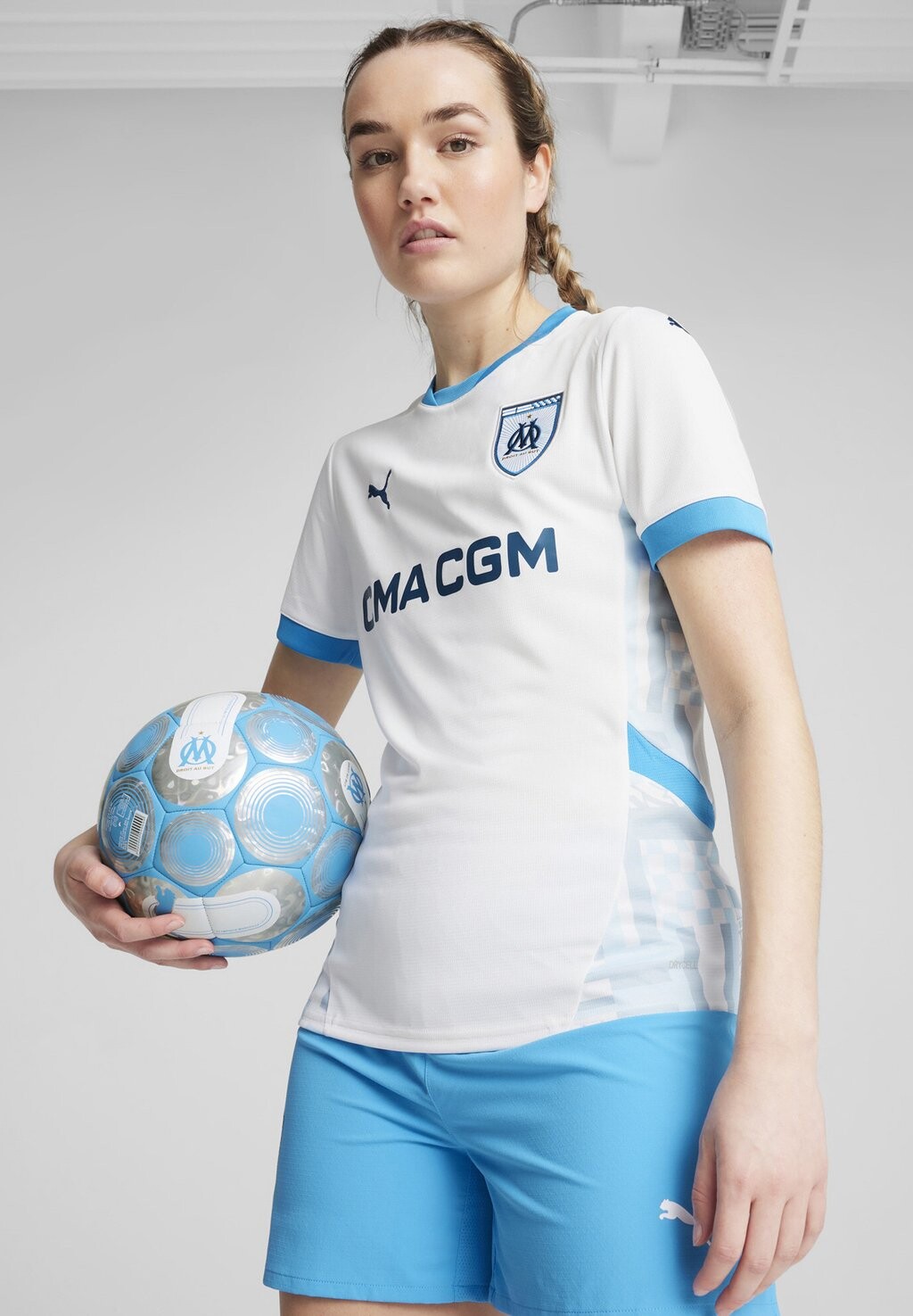 

Футбольная майка OLYMPIQUE DE MARSEILLE Puma, белый