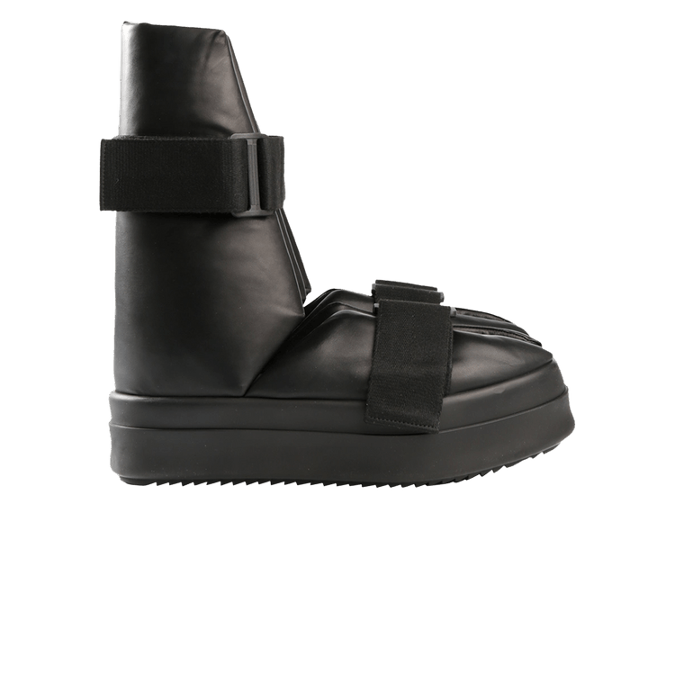 

Кроссовки Rick Owens Hollywood Runway Splint Sandal 'Black Wax', черный