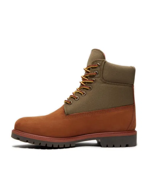 Ботинки водонепроницаемые Timberland Heritage 6-Inch, коричневые — фото 2