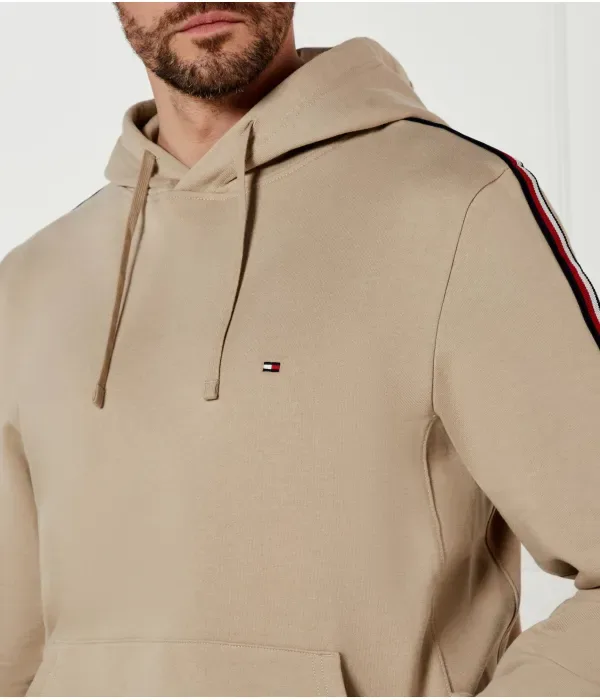 Толстовка GLOBAL STRIPE regular fit Tommy Hilfiger, бежевый — фото 4
