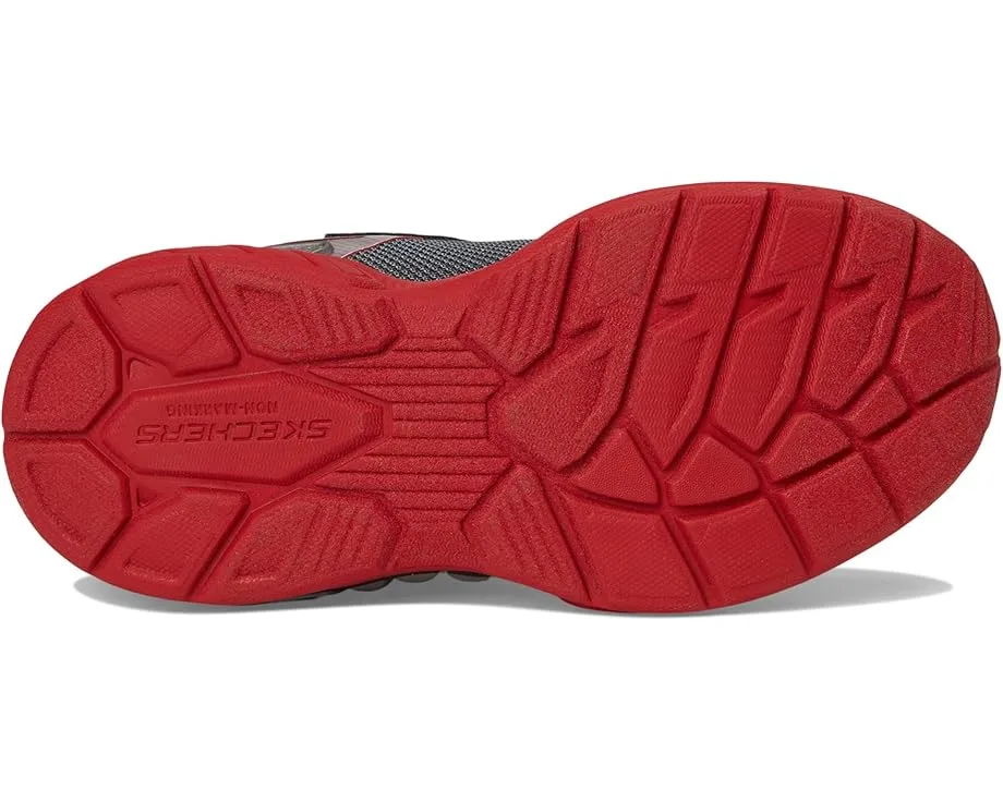 Кроссовки SKECHERS KIDS Light Storm 3 400151L (Little Kid/Big Kid), Gunmetal/Red — фото 3