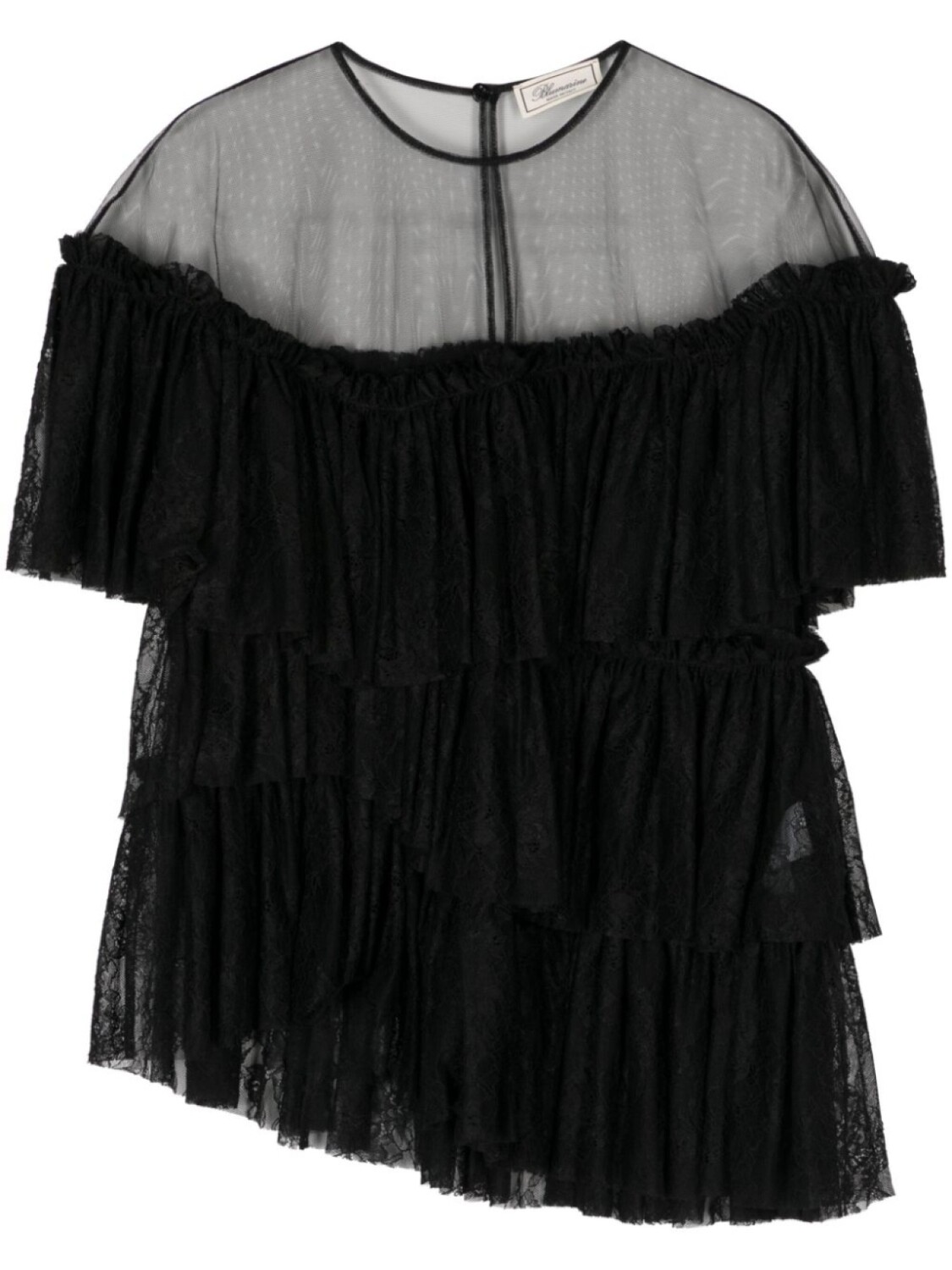 

Blumarine многослойная блузка, черный