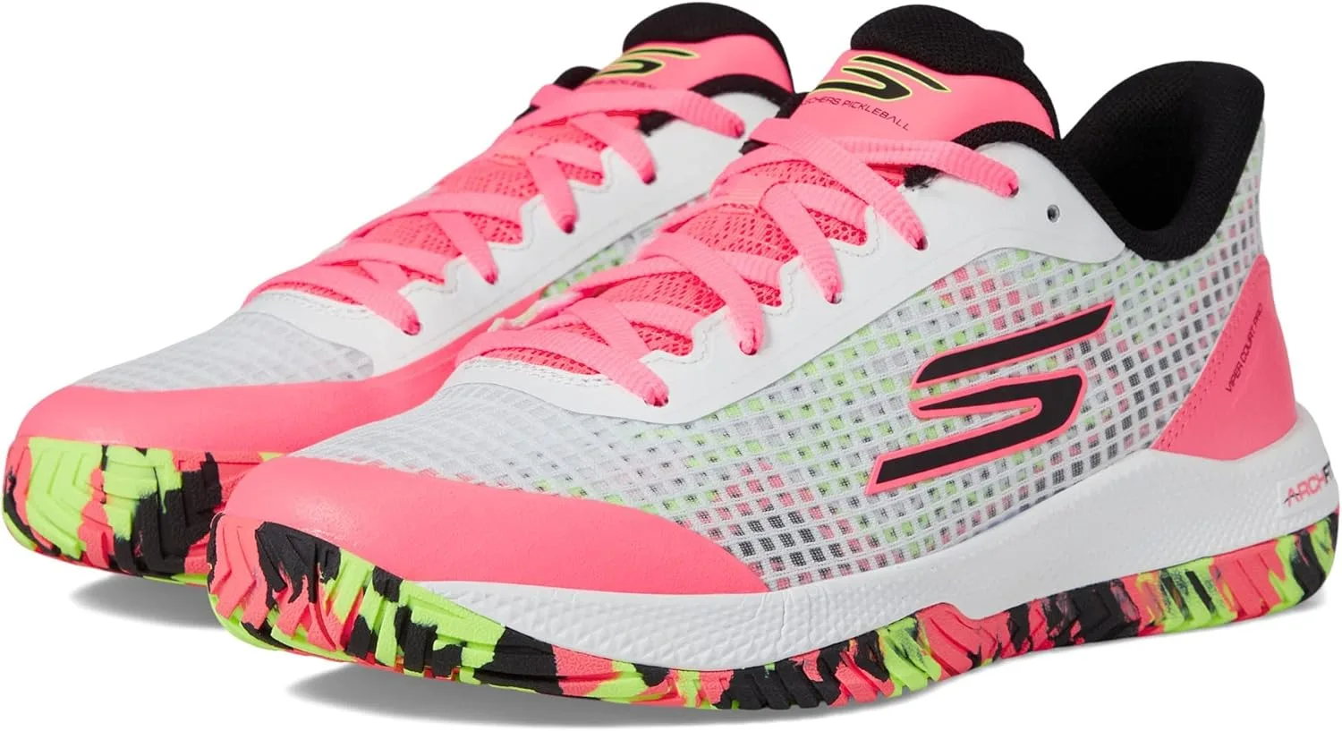 Мужские кроссовки Skechers Go Train Arch Fit Viper Court Pro для пиклбола, белый — фото 2