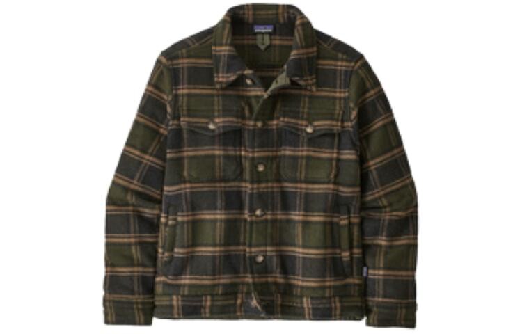 Шерстяная куртка Trucker для мужчин Patagonia, цвет New Marine Blue/New Navy — фото 2