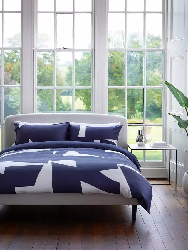 

Постельное белье Jasper Conran London 300 Thread Count Graphic Print, цвет mid/blue