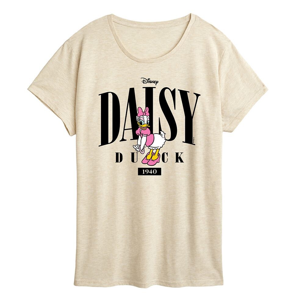 

Женская университетская футболка с рисунком Disney's Daisy Duck, бежевый
