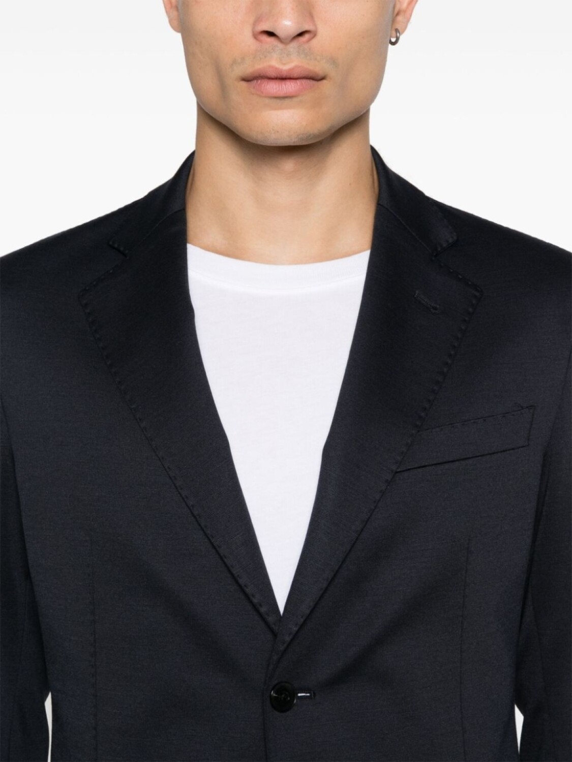 

Emporio Armani однобортный костюм, синий
