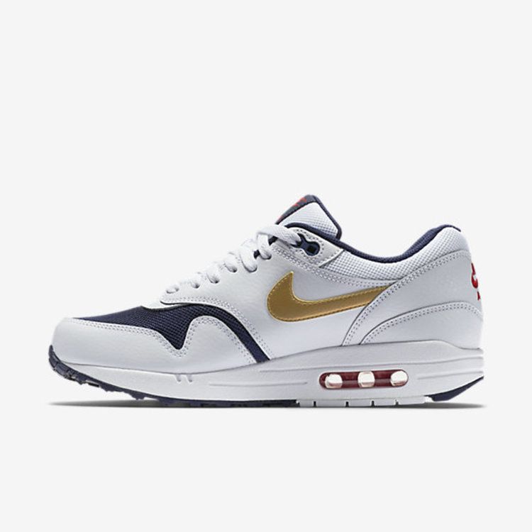Кроссовки Nike Air Max 1 Essential 'Olympic', белый — фото 4
