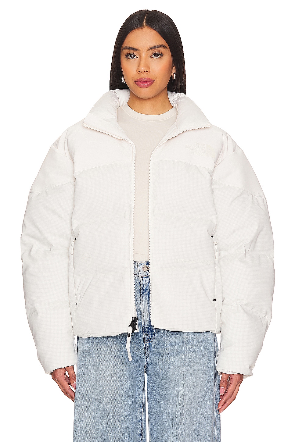 

Крутая техническая куртка nuptse The North Face, белый