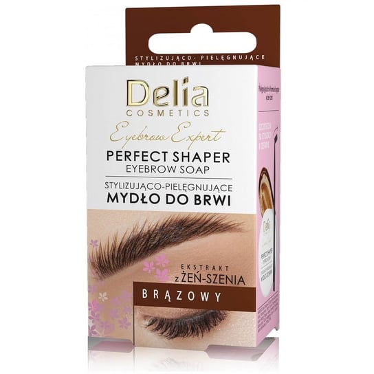 

Мыло для укладки и ухода за бровями Eyebrow Expert Perfect Shaper Коричневое 10мл, Delia