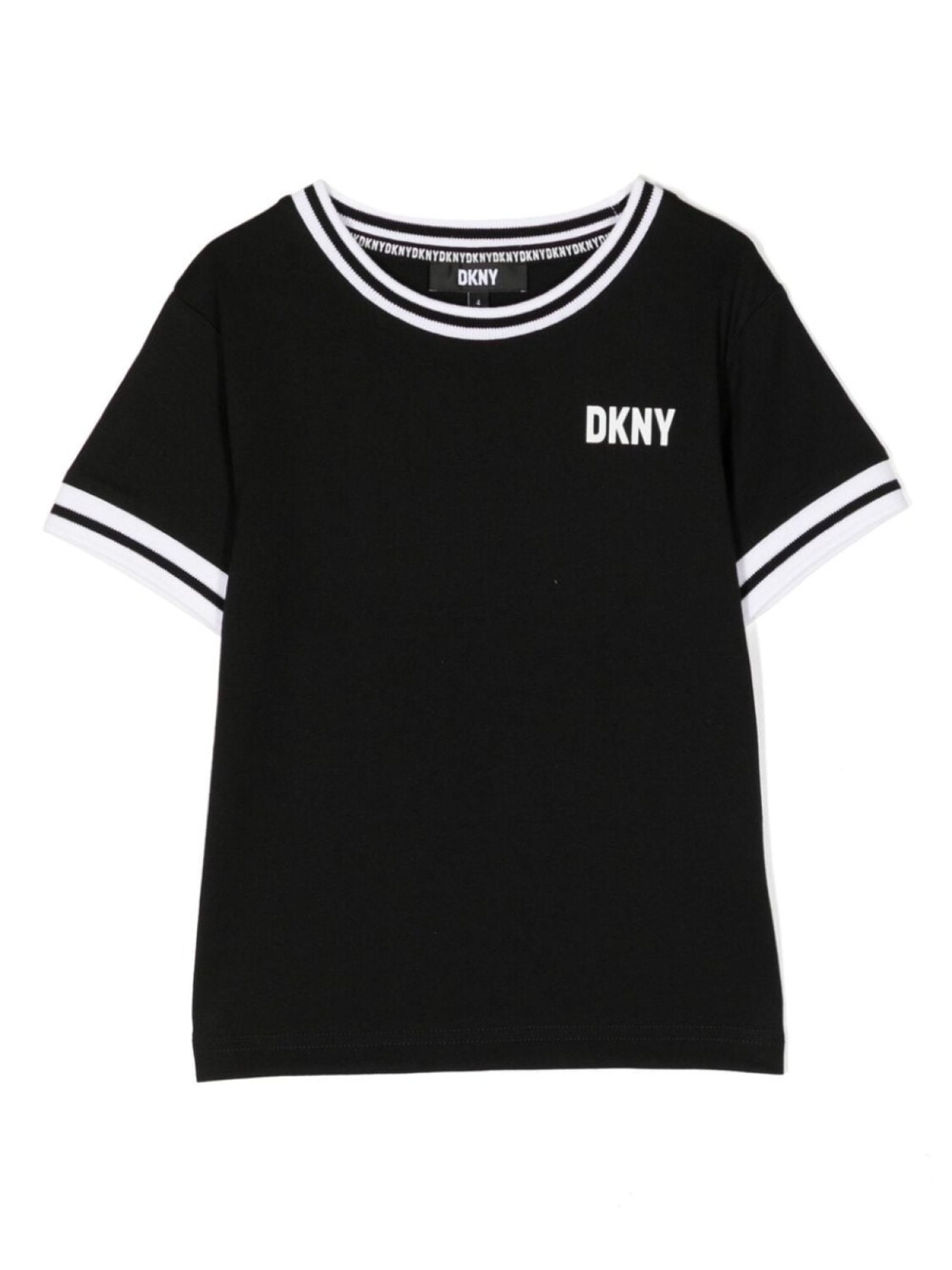 

DKNY футболка с логотипом, черный