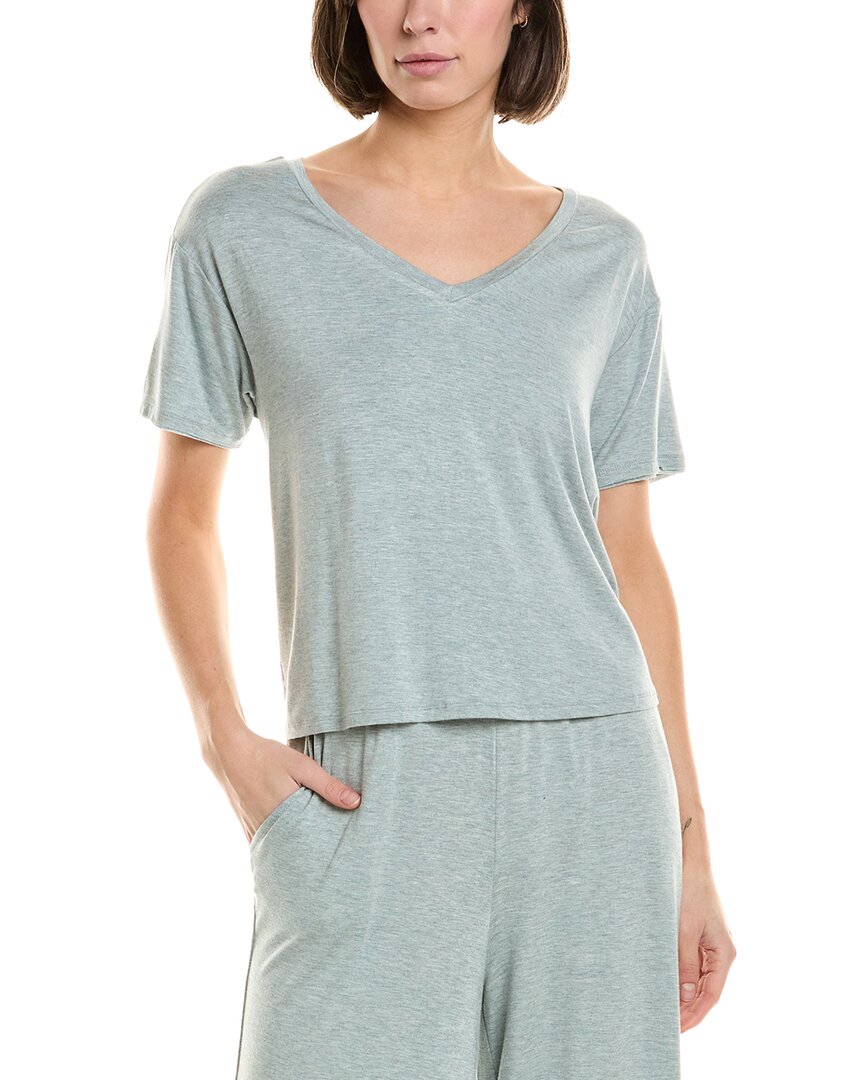 

Хлопковая футболка Honeydew Intimates Not Today, серый