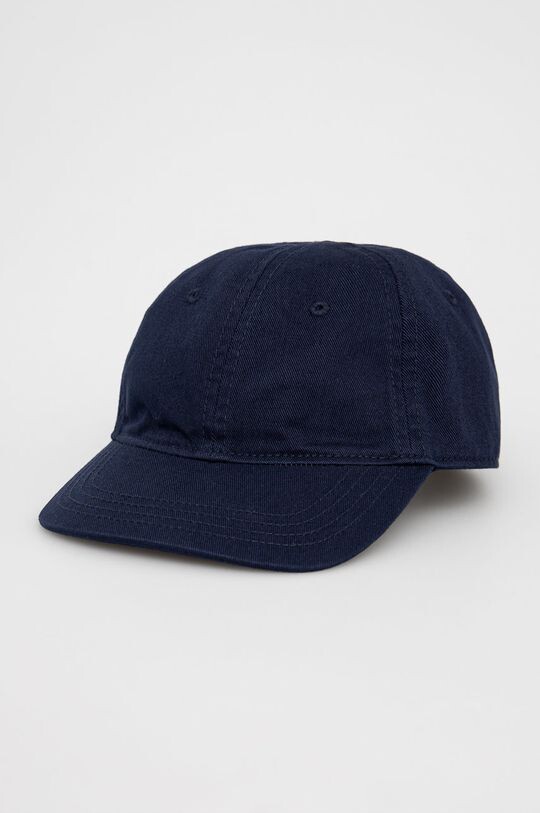 

Детская хлопковая шапка Lacoste RK3106, темно-синий