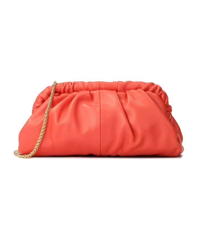 

Элегантная сумочка-клатч с мягким кроем. Kazar, розовый