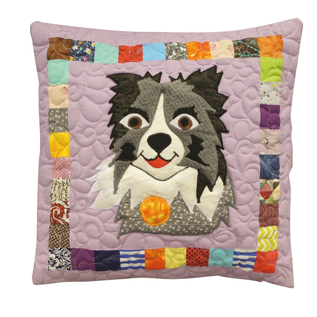 

Пэчворк - Детская наволочка - Border Collie Karolína 44 x 44 см Handy Pets