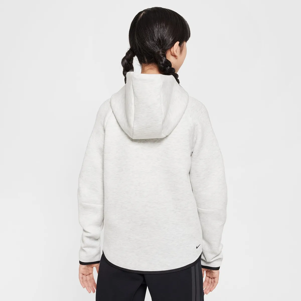 Детская толстовка Sportswear Tech Fleece Nike, серый — фото 2