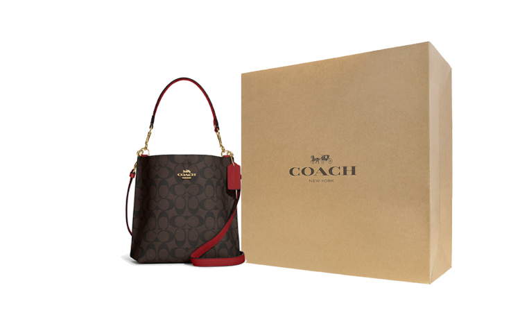 

Coach Сумка-ведро Mollie из искусственной кожи, дамская сумочка, сумка через плечо, сумка-кроссбоди, маленькая, женская, коричневая