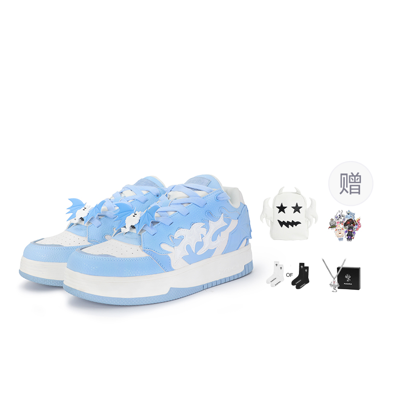 

LBPC Бим микс с кимчи x Лоу топ скейтборд обувь подарочный набор унисекс синий белый призрачно белый рюкзак лимитированная коллекция одежды