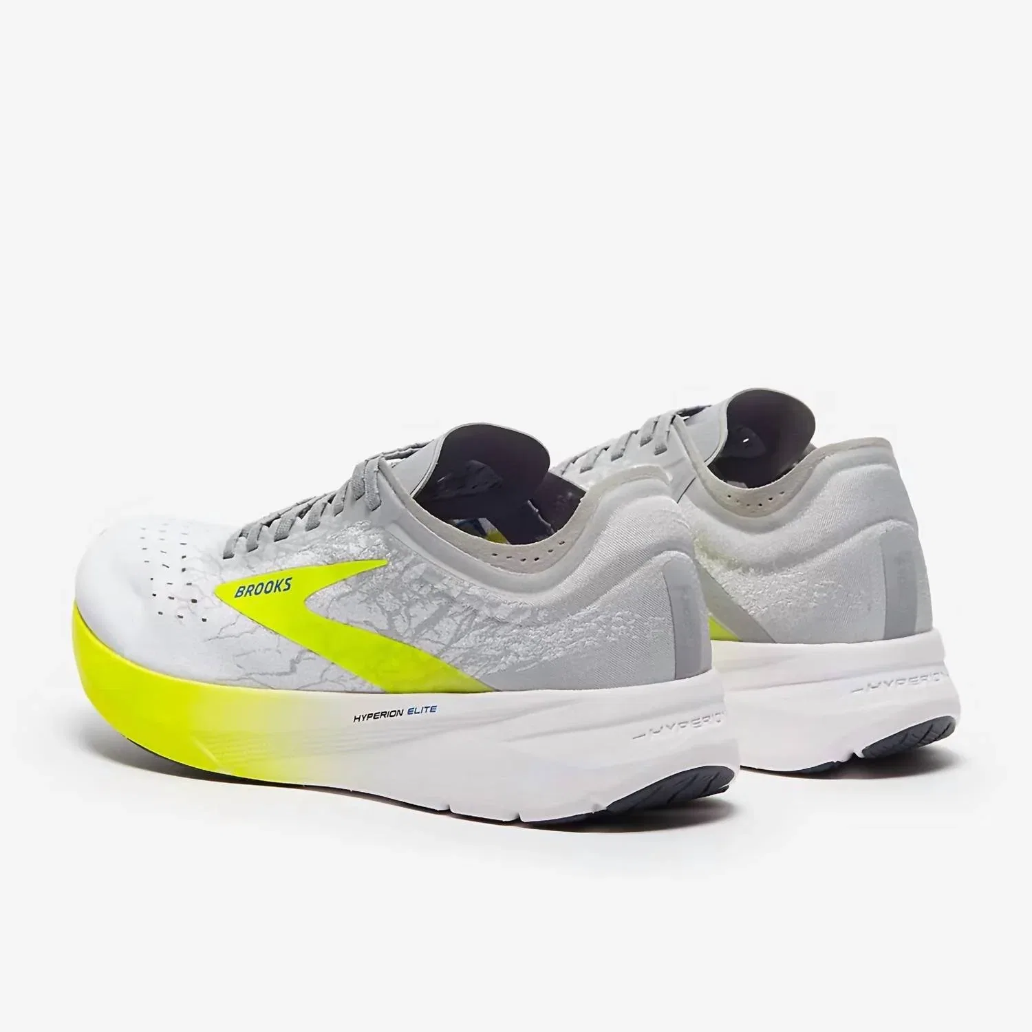 BROOKS Мужские кроссовки Hyperion Elite в белом/сером цвете (nightlife/grey) — фото 3