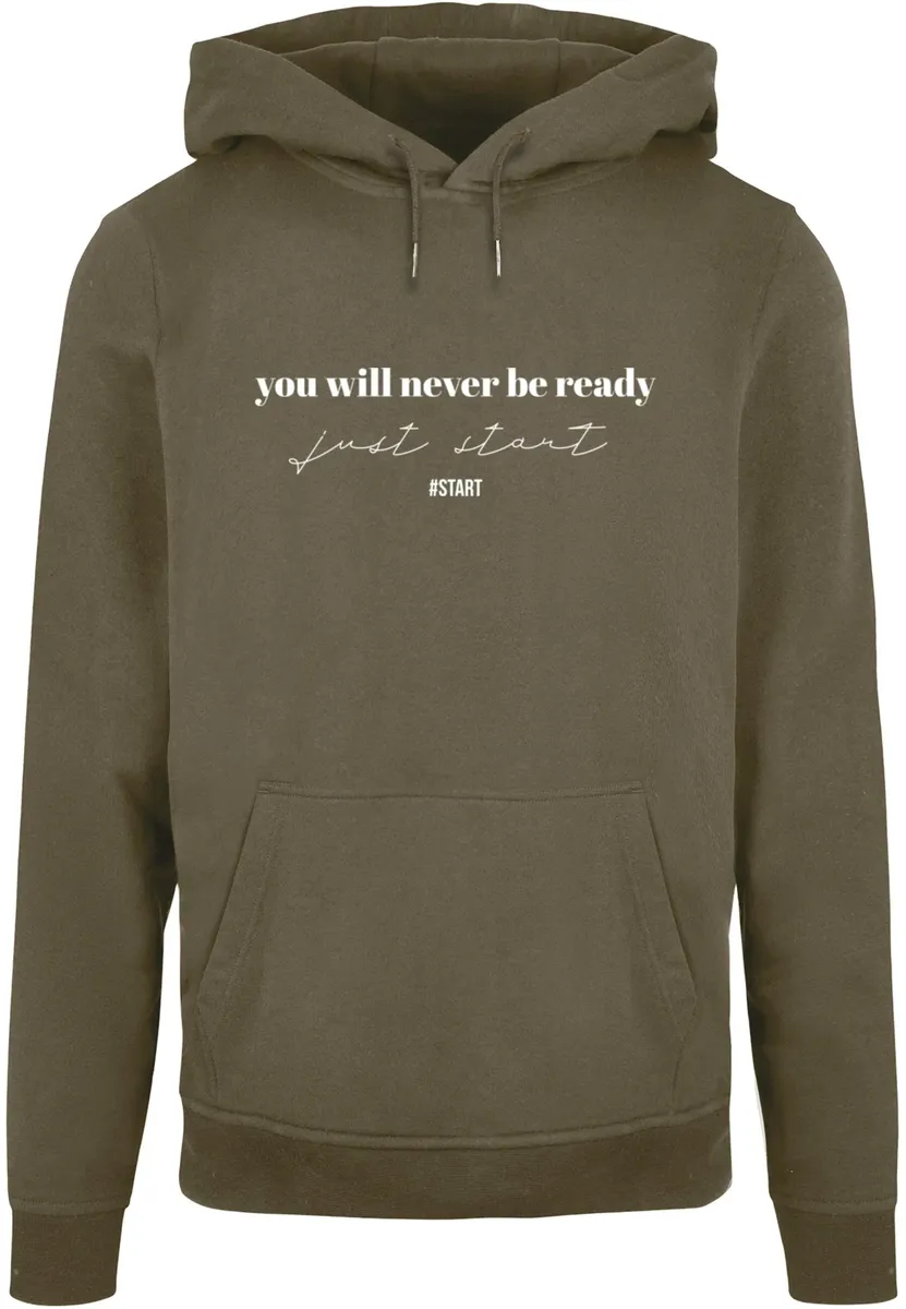 

Толстовка с капюшоном Merchcode " Merchcode Men's Just Start Basic Hoody", оливковый