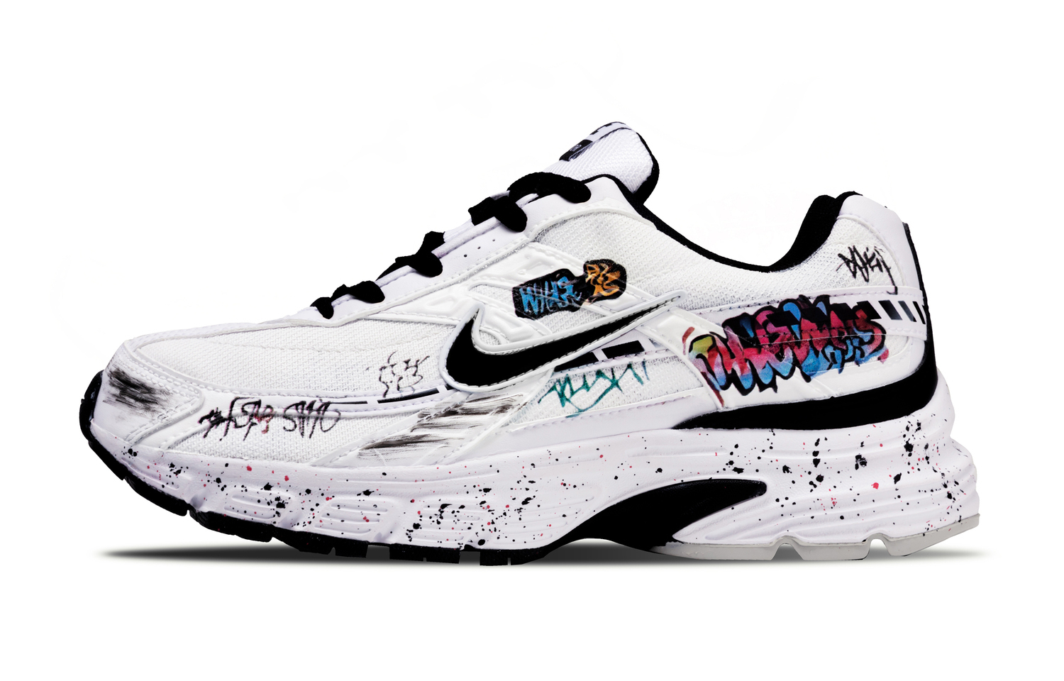 

Nike Initiator Low top Беговые Кроссовки Unisex Черные Белые