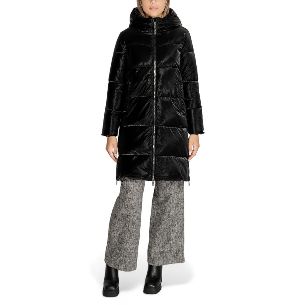 

Черные куртки и пальто из полиэстера Cleré, черный