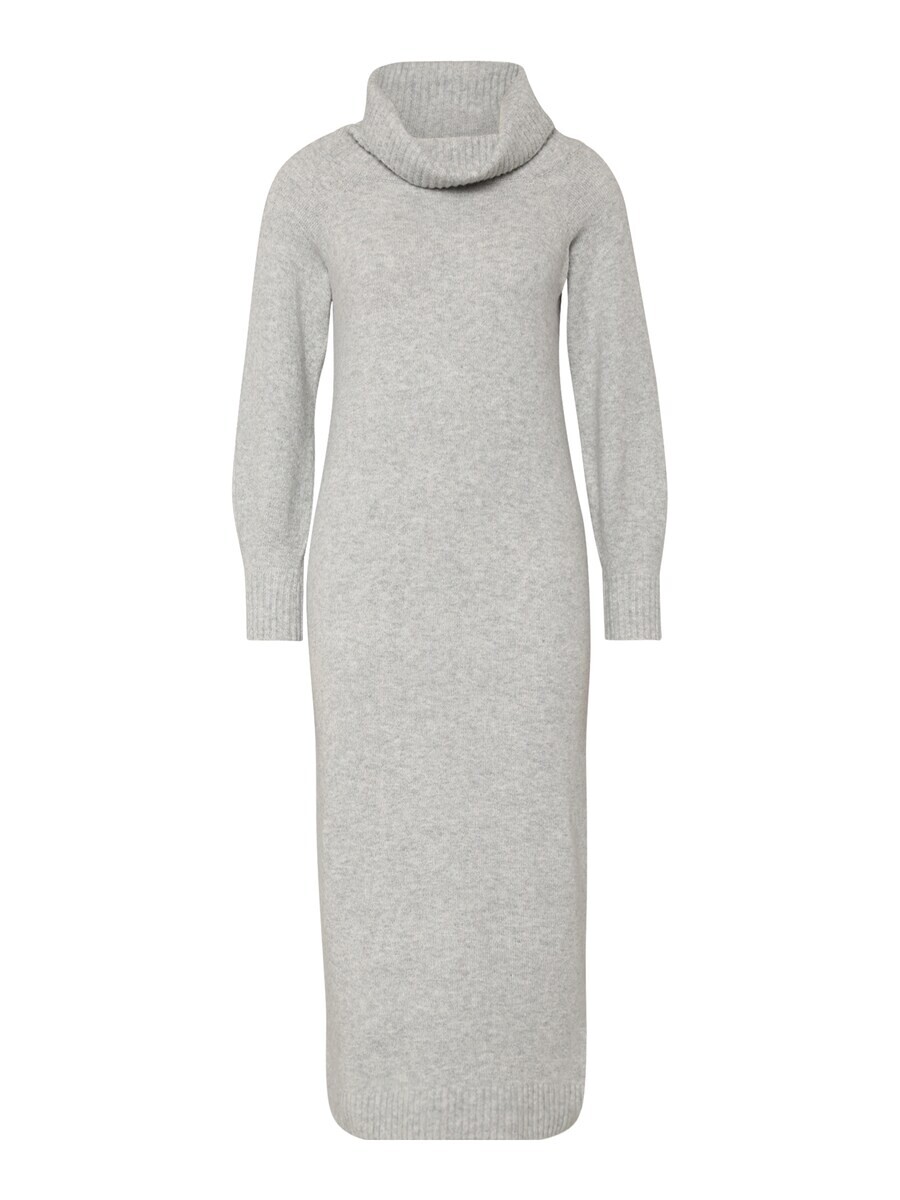 

Вязаное платье Only Petite Knitted dress ONLODA, пятнистый серый