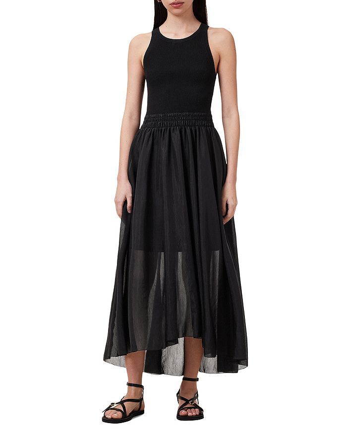 

Зени Макси Платье ALLSAINTS, черный