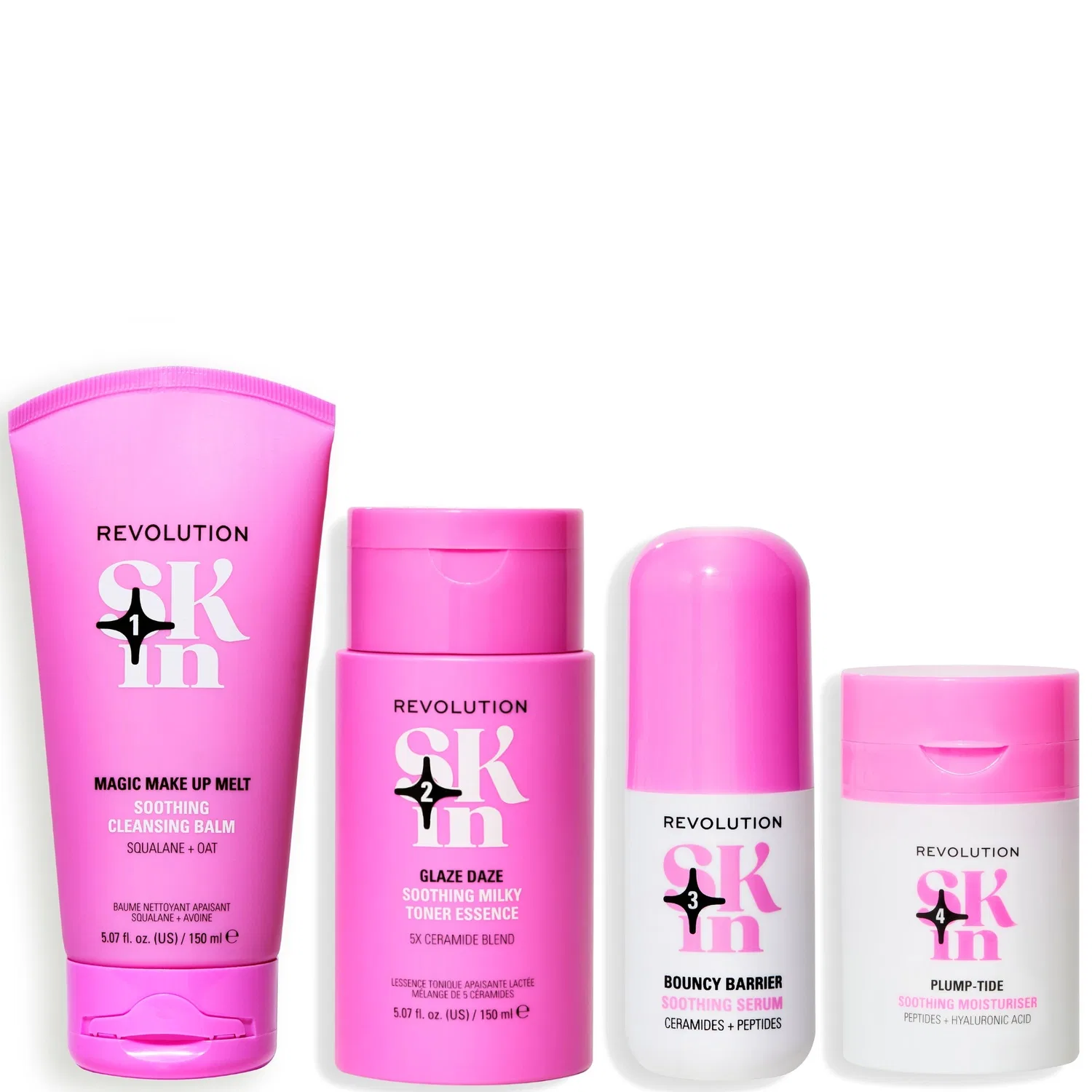 Набор Revolution Skincare — Нежный набор из 4 шагов , 150 мл