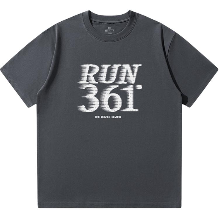 

361° Футболка мужская темно-серая с круглым вырезом, умеренный прямой крой