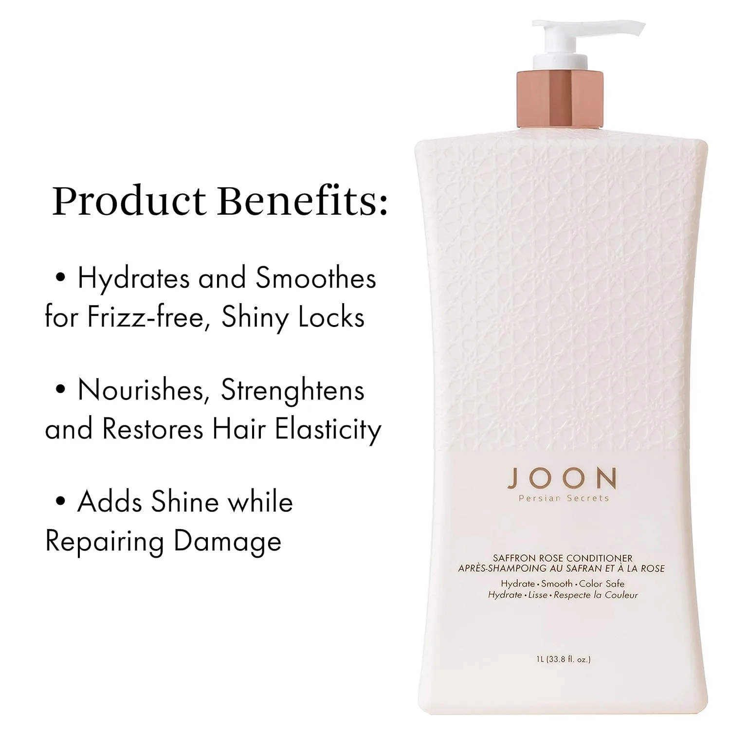 Кондиционер для волос Joon Saffron Rose с маслом граната и фисташек, 33, 8 жидких унций. 1000 мл (.) — фото 2
