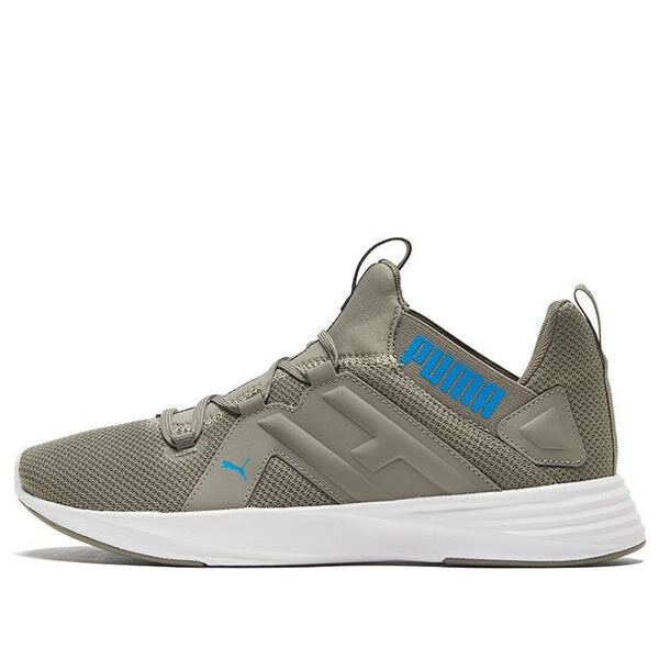 

Кроссовки contempt demi army green/blue/white low sneakers Puma, зеленый