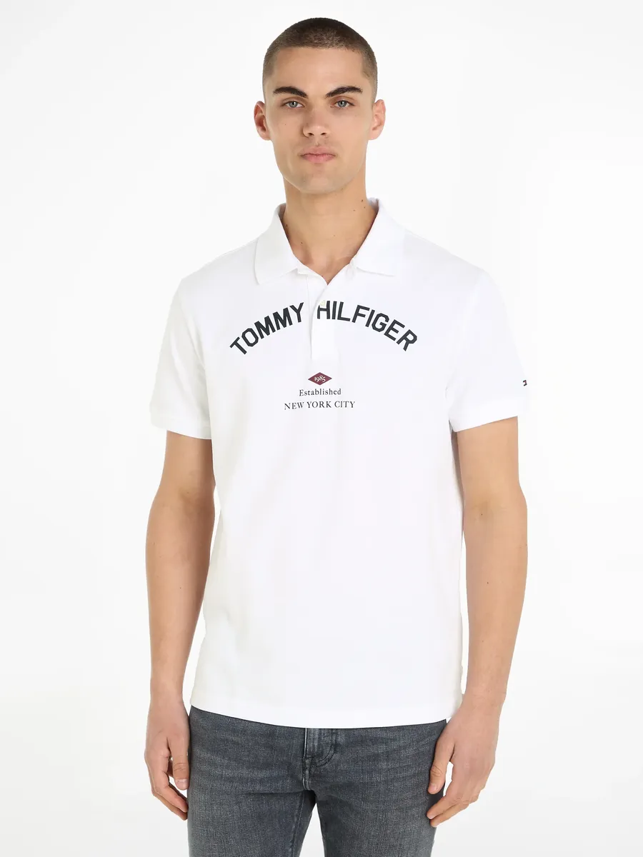 

Рубашка-поло Tommy Hilfiger "GRAPHIC CHEST REG POLO", белый