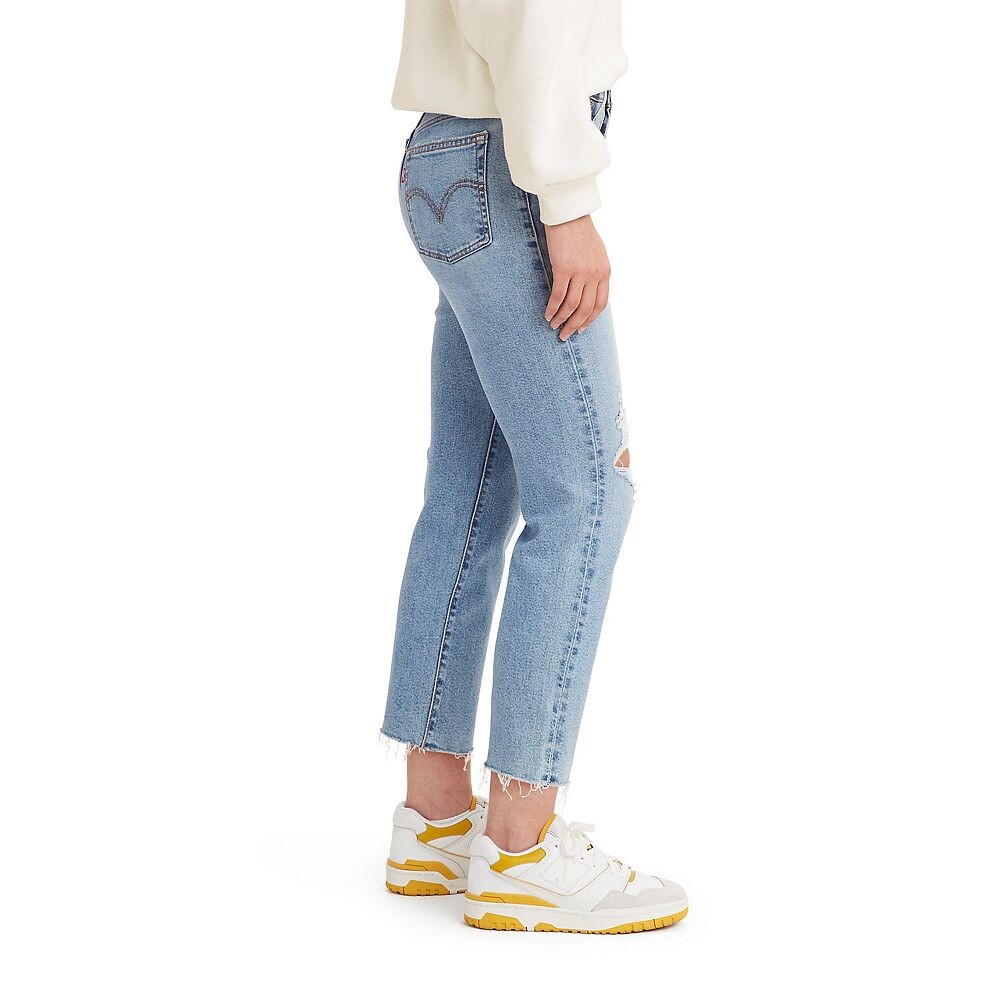 Женские прямые джинсы Levi's на танкетке с высокой посадкой, цвет Leisure Time Tonight — фото 3