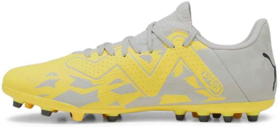 Спортивные кроссовки PUMA Unisex Future Play MG, Multicoloured Sedate Gray Asphalt Yellow Blaze — фото 3