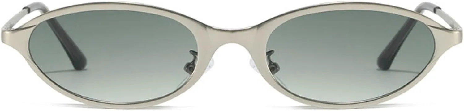 

willochra 2026 Роскошные милые овальные солнцезащитные очки для женщин в винтажном стиле «кошачий глаз», сексуальные очки для путешествий на открытом воздухе, C8